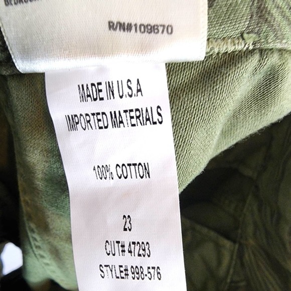 EUC Citizens of Humanity Cotton High Rise Cassidy Pleat Pocket Short Palm SZ 23 - Picture 12 of 12